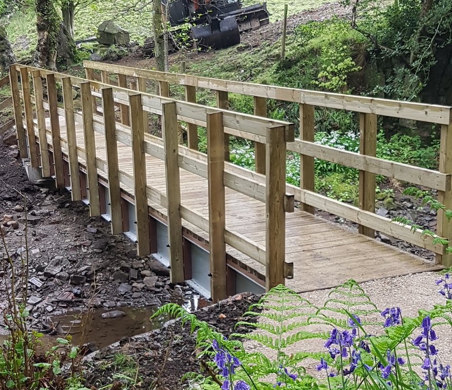 Standard Steel and Timber Bridge - Ref 4314